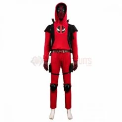 Deadpool 3 Hoodies Cosplay Costumes Teen Edition Deadpool Hoodies -One Hero Suits Store 20240712a 1