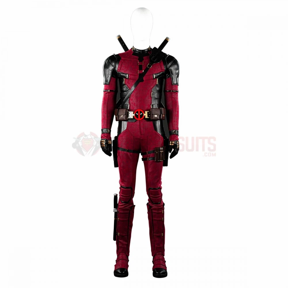 Deadpool & Wolverine Cosplay Costumes Deadpool 3 Wade Wilson Suits Top Level 19 Deadpool & Wolverine Cosplay Costumes Deadpool 3 Wade Wilson Suits Top Level - Image 17