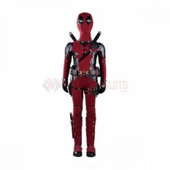 Kids Deadpool Cosplay Costumes Kidpool Leather Suits Top Level -One Hero Suits Store 24071214a 1