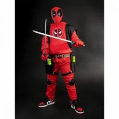 Kidpool Cosplay Costumes Kids Deadpool Hoodies Gifts For Kids -One Hero Suits Store 24155a 3