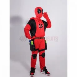 Kidpool Cosplay Costumes Kids Deadpool Hoodies Gifts For Kids -One Hero Suits Store 24155a 6