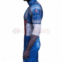 Captain America The First Avenger Cosplay Costumes Steven Rogers HD Printed Jumpsuit -One Hero Suits Store 24210a20