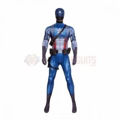 Captain America The First Avenger Cosplay Costumes Steven Rogers HD Printed Jumpsuit -One Hero Suits Store 24210a22