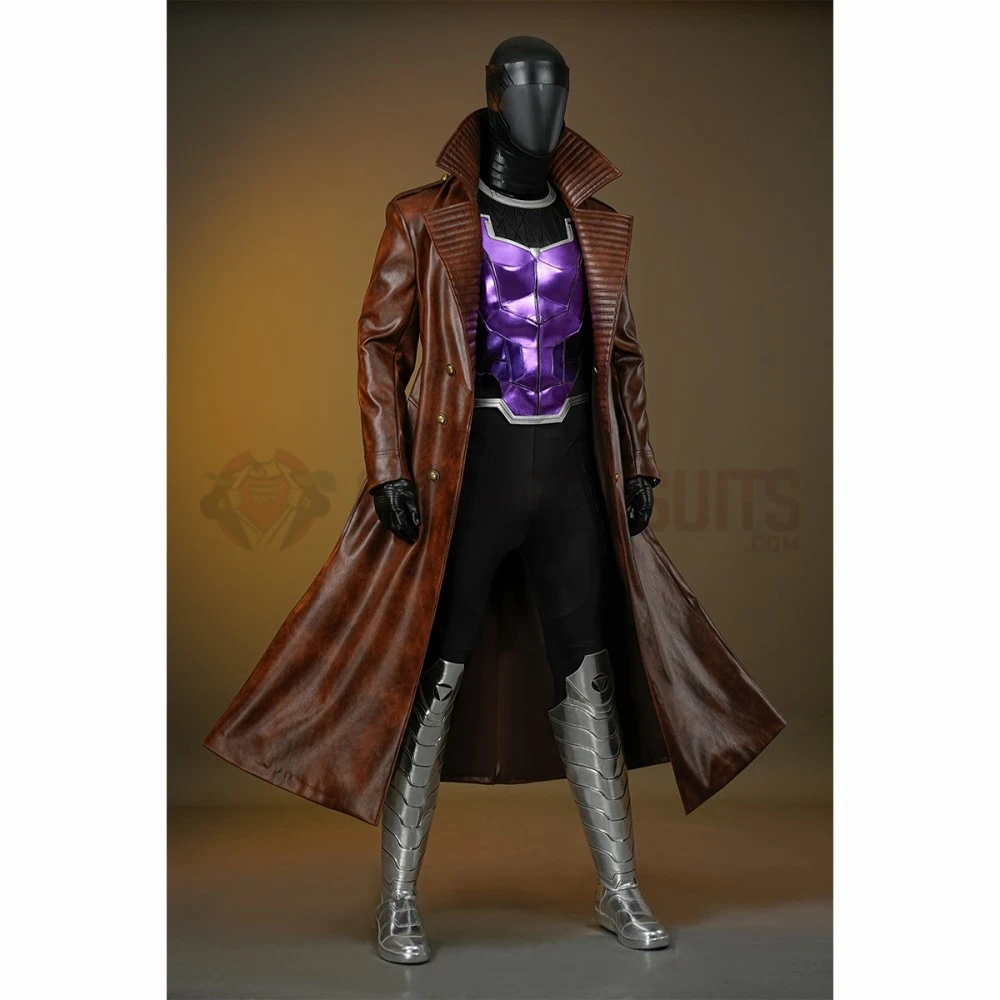 Deadpool & Wolverine Cosplay Costumes Gambit Suits Top Level 6 Deadpool & Wolverine Cosplay Costumes Gambit Suits Top Level - Image 4