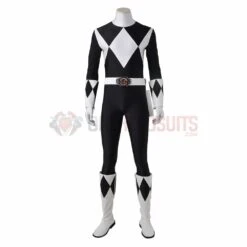 Black Ranger Cosplay Costumes Mighty Morphin Power Rangers Cosplay Suit