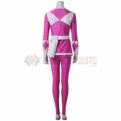 Pterosaur Pink Ranger Cosplay Costume Mighty Morphin Power Rangers Suit -One Hero Suits Store 3668a 8