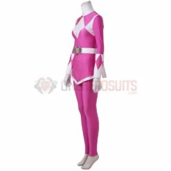 Pterosaur Pink Ranger Cosplay Costume Mighty Morphin Power Rangers Suit -One Hero Suits Store 3668a 9