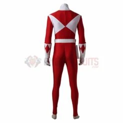 Tyrannosaurus Red Ranger Cosplay Costume Mighty Morphin Power Rangers Bodysuit -One Hero Suits Store 3669a 2