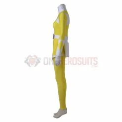 Yellow Ranger Female Cosplay Costumes Mighty Morphin Power Rangers Cosplay Suit -One Hero Suits Store 3670a 3