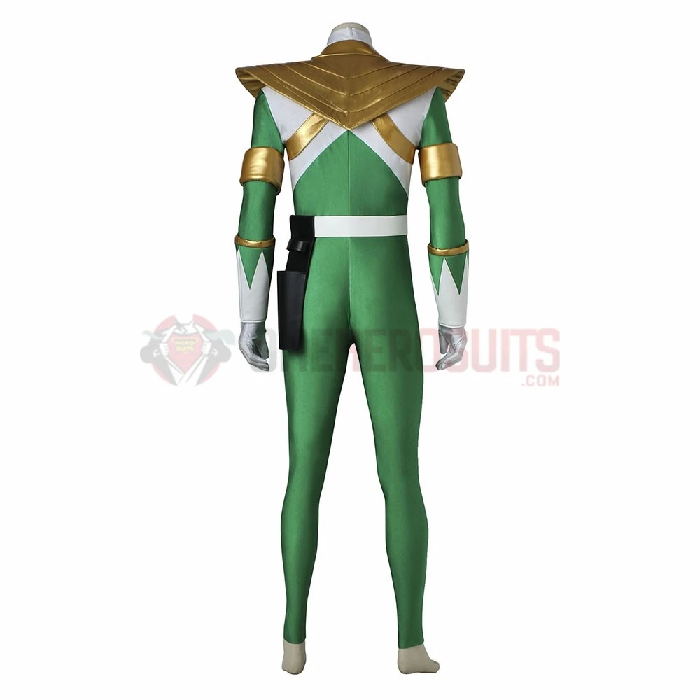 Tommy Oliver Cosplay Costume Green Ranger Spandex Cosplay Suit 8 Tommy Oliver Cosplay Costume Green Ranger Spandex Cosplay Suit - Image 6