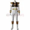 White Ranger Cosplay Costume Mighty Morphin Power Rangers Suit -One Hero Suits Store 3764a 1