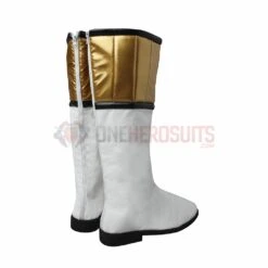 White Ranger Cosplay Costume Mighty Morphin Power Rangers Suit -One Hero Suits Store 3764a 6