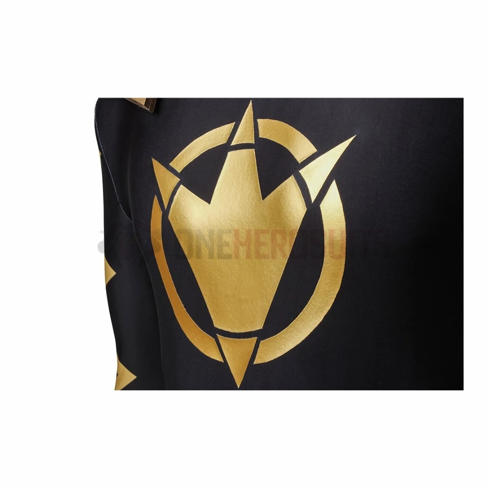 Tommy Oliver Black Ranger Cosplay Costume Power Rangers Dino Thunder Suit 18 Tommy Oliver Black Ranger Cosplay Costume Power Rangers Dino Thunder Suit - Image 16
