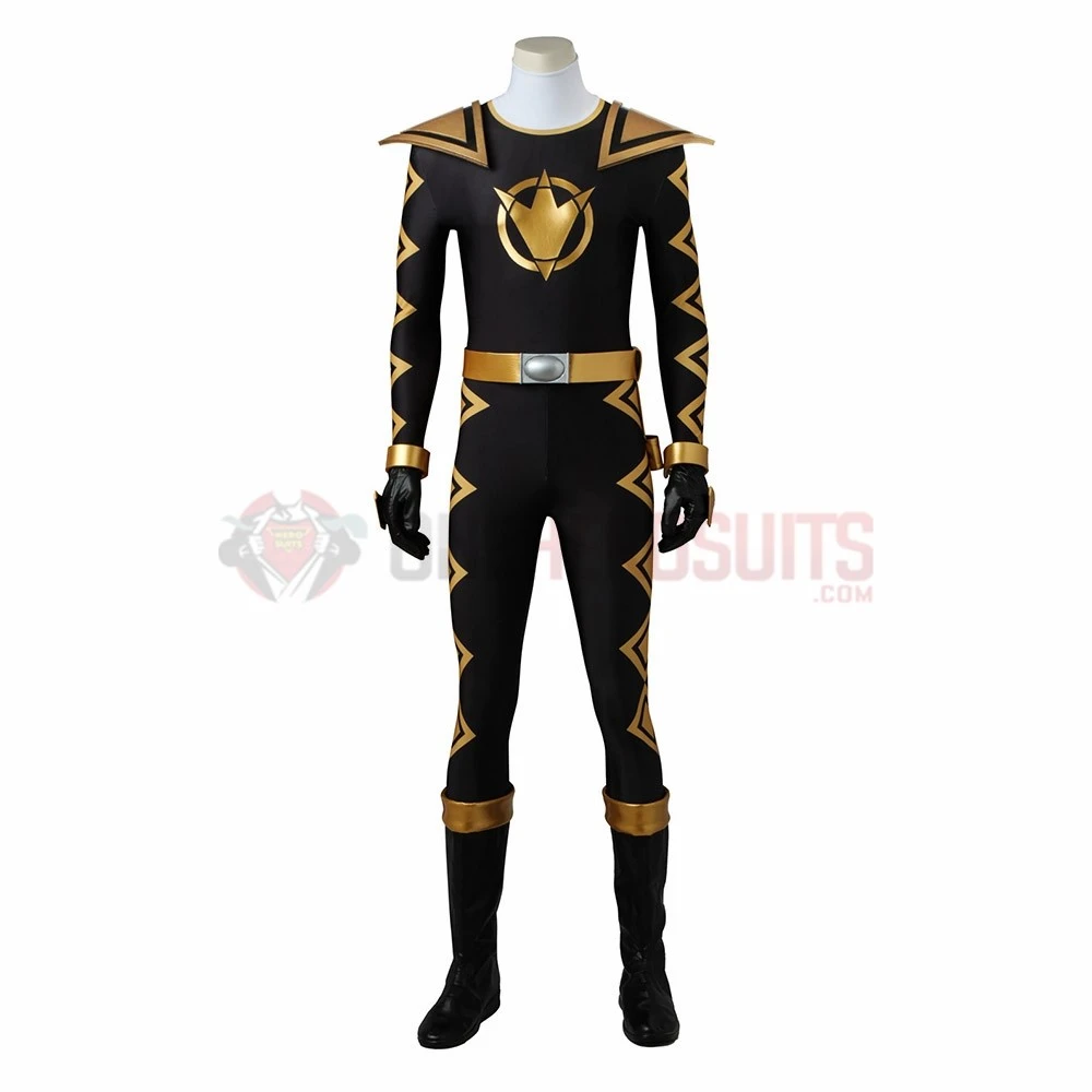 Tommy Oliver Black Ranger Cosplay Costume Power Rangers Dino Thunder Suit 4 Tommy Oliver Black Ranger Cosplay Costume Power Rangers Dino Thunder Suit - Image 2