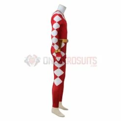 Conner McKnight Red Ranger Cosplay Costume Power Rangers Red Dino Thunder Suit -One Hero Suits Store 4013a 4