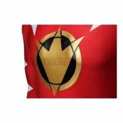 Conner McKnight Red Ranger Cosplay Costume Power Rangers Red Dino Thunder Suit -One Hero Suits Store 4013a 7