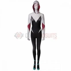 Gwen Stacy Suit Into The Spider-Verse Spider-Gwen Cosplay Costume
