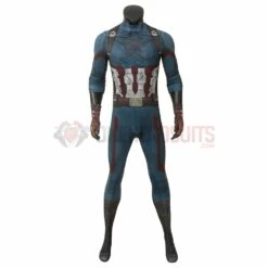 Captain America Bodysuit Battlefield 3D Painted Suit