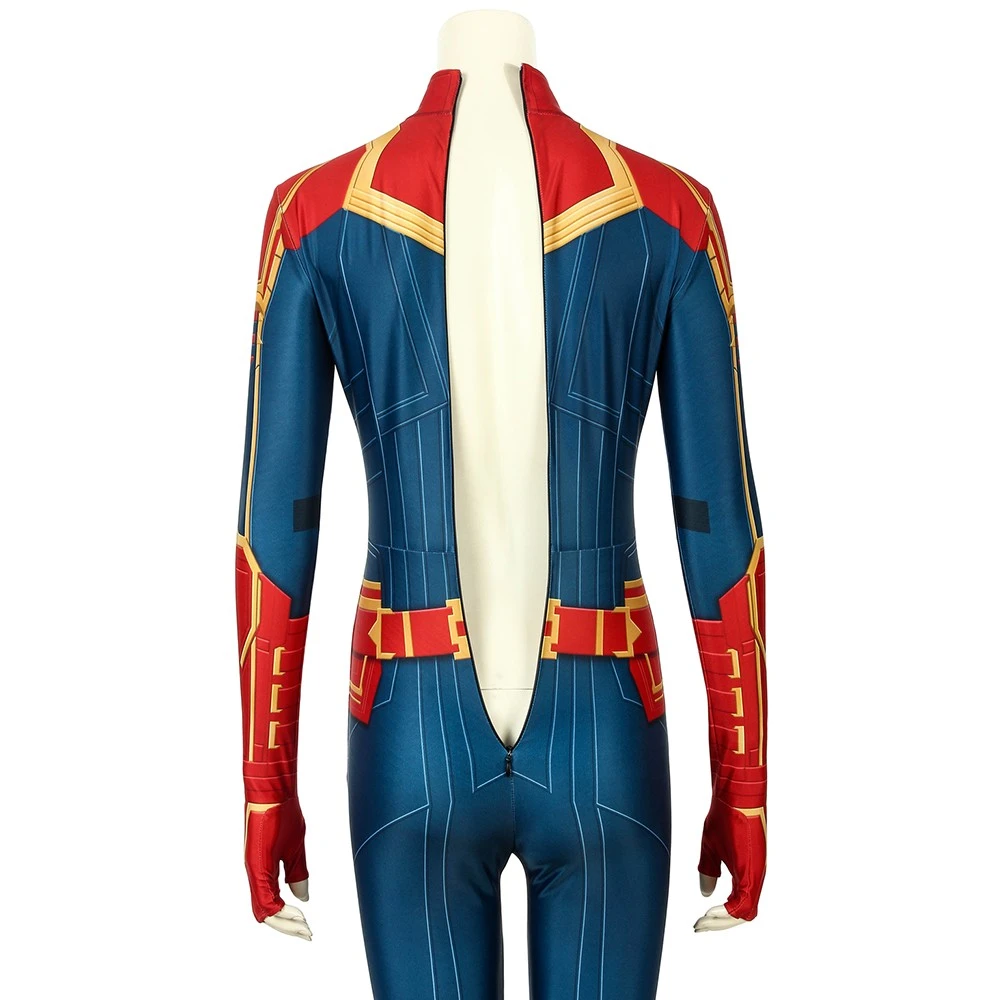 Captain Marvel Suit Cosplay Carol Danvers 3D Printed Bodysuit 14 Captain Marvel Suit Cosplay Carol Danvers 3D Printed Bodysuit - Image 12