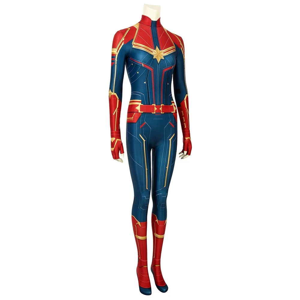 Captain Marvel Suit Cosplay Carol Danvers 3D Printed Bodysuit 4 Captain Marvel Suit Cosplay Carol Danvers 3D Printed Bodysuit - Image 2