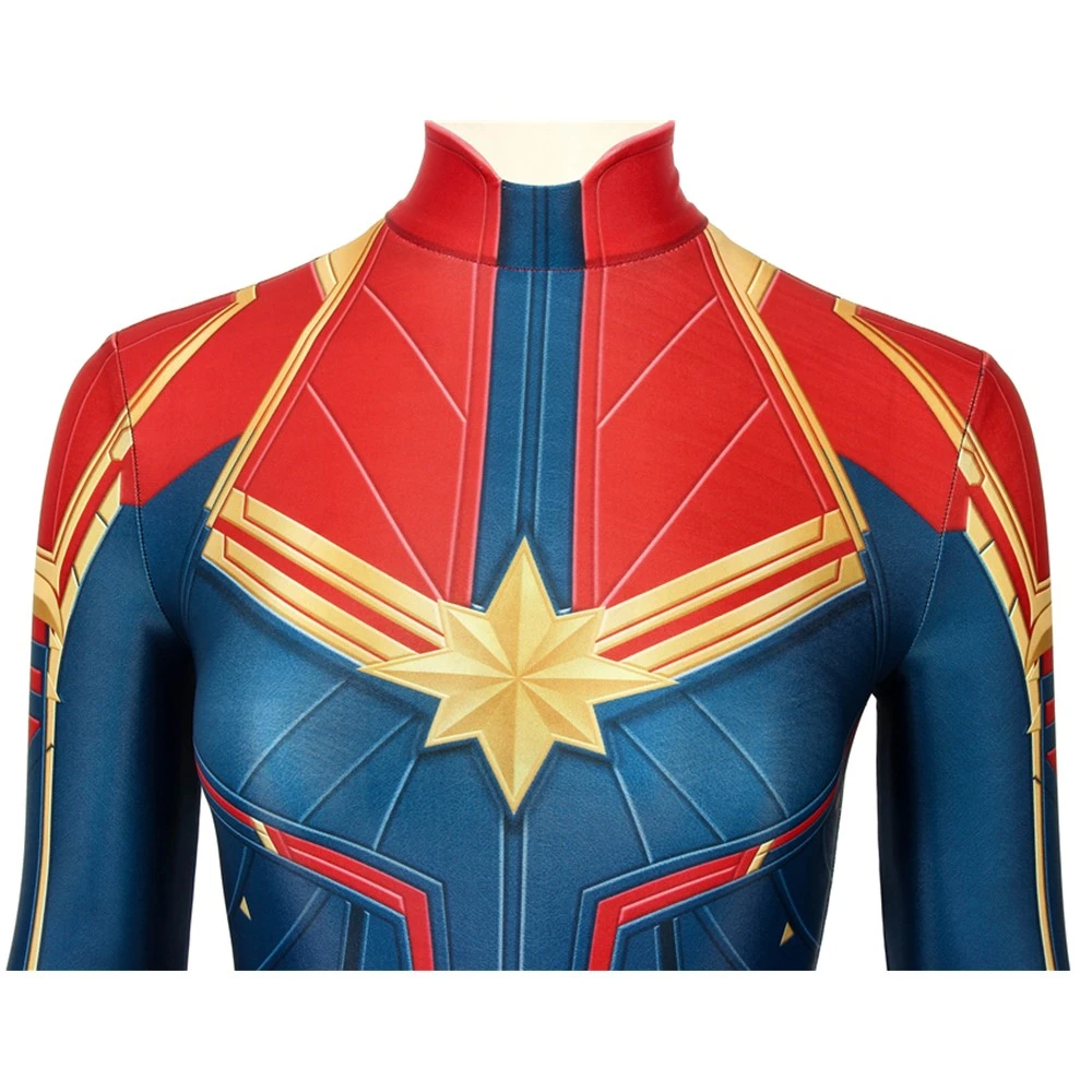 Captain Marvel Suit Cosplay Carol Danvers 3D Printed Bodysuit 8 Captain Marvel Suit Cosplay Carol Danvers 3D Printed Bodysuit - Image 6