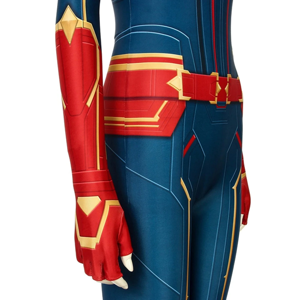 Captain Marvel Suit Cosplay Carol Danvers 3D Printed Bodysuit 10 Captain Marvel Suit Cosplay Carol Danvers 3D Printed Bodysuit - Image 8