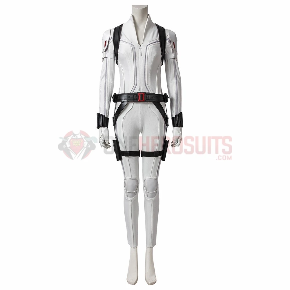 Black Widow White Cosplay Costumes Natasha Romanoff Cosplay Suit 4 Black Widow White Cosplay Costumes Natasha Romanoff Cosplay Suit - Image 2
