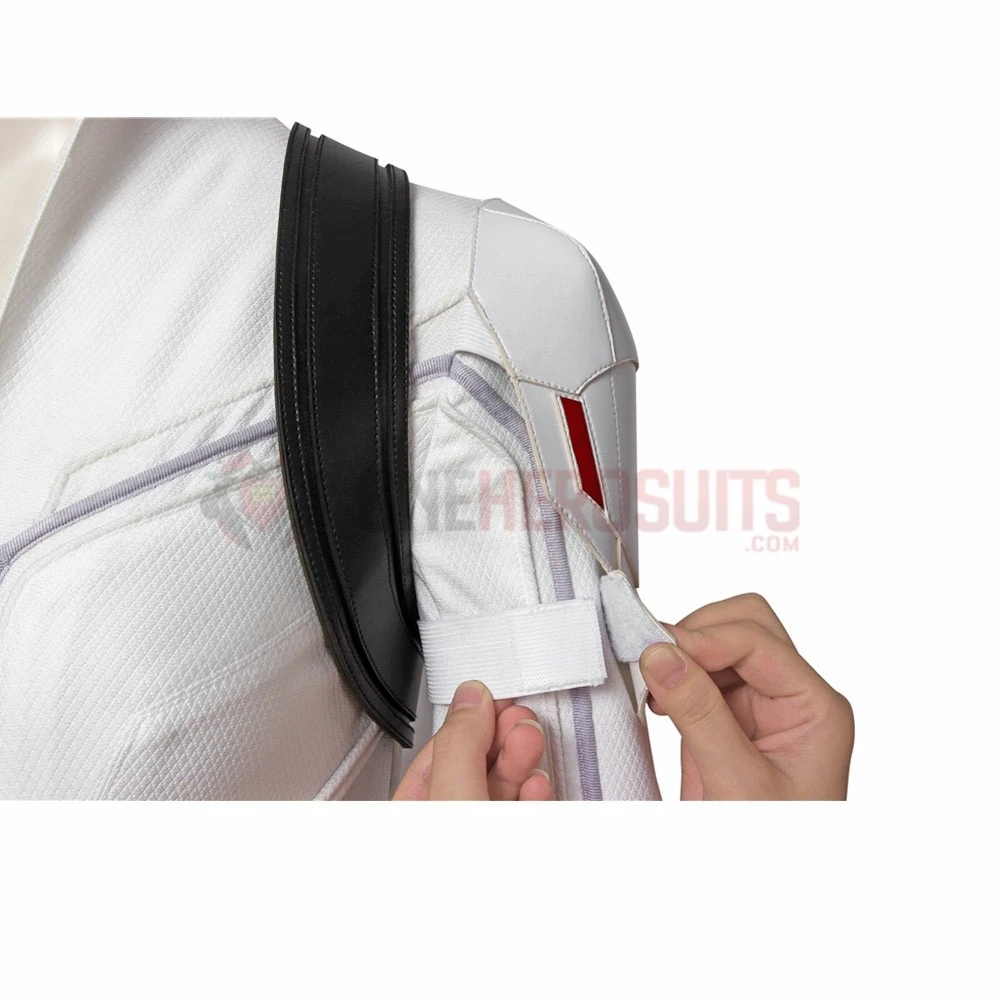 Black Widow White Cosplay Costumes Natasha Romanoff Cosplay Suit 21 Black Widow White Cosplay Costumes Natasha Romanoff Cosplay Suit - Image 19