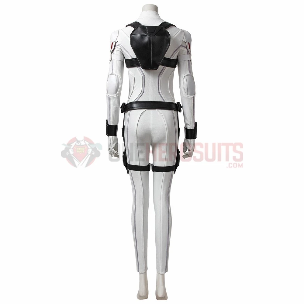 Black Widow White Cosplay Costumes Natasha Romanoff Cosplay Suit 6 Black Widow White Cosplay Costumes Natasha Romanoff Cosplay Suit - Image 4