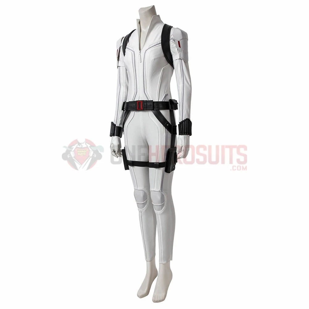 Black Widow White Cosplay Costumes Natasha Romanoff Cosplay Suit 5 Black Widow White Cosplay Costumes Natasha Romanoff Cosplay Suit - Image 3