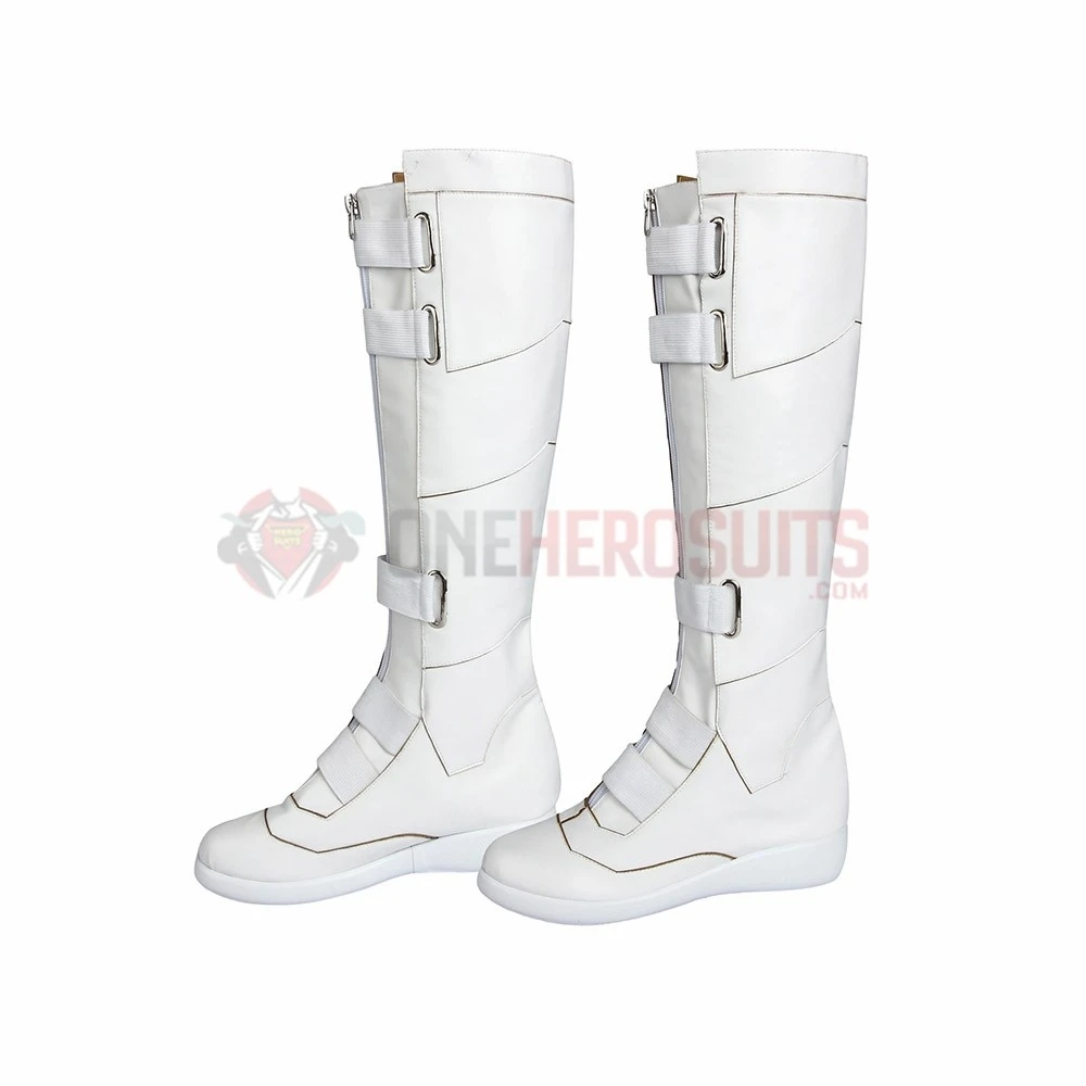 Black Widow White Cosplay Costumes Natasha Romanoff Cosplay Suit 14 Black Widow White Cosplay Costumes Natasha Romanoff Cosplay Suit - Image 12