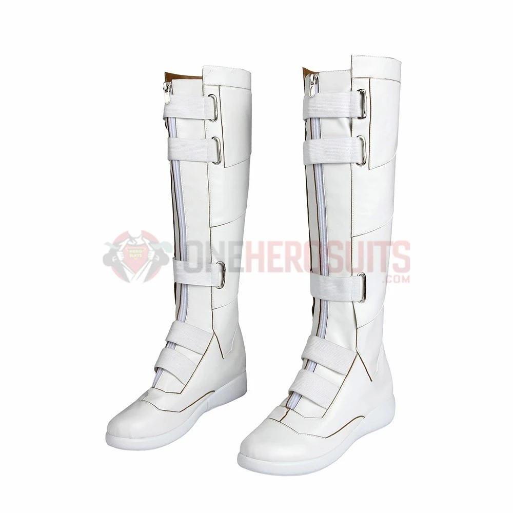 Black Widow White Cosplay Costumes Natasha Romanoff Cosplay Suit 16 Black Widow White Cosplay Costumes Natasha Romanoff Cosplay Suit - Image 14