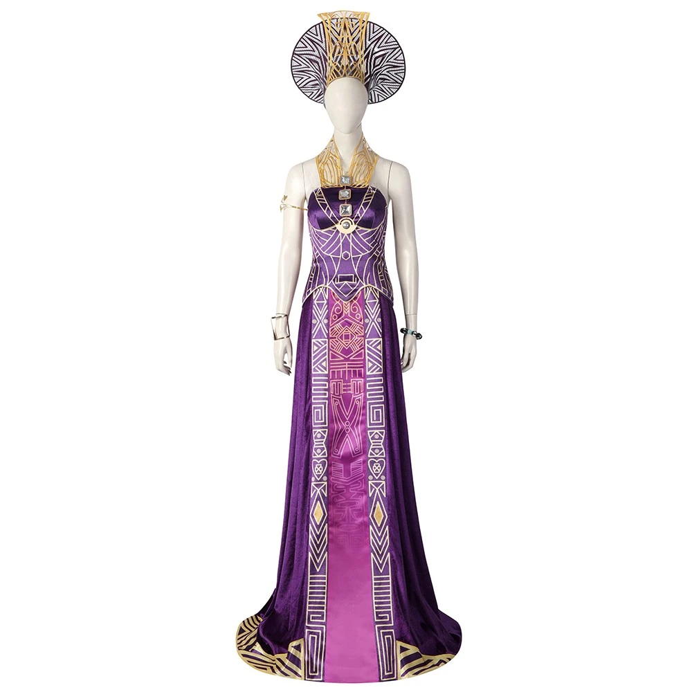 Black Panther 2 Cosplay Costumes Wakanda Forever Ramonda Suits 3 Black Panther 2 Cosplay Costumes Wakanda Forever Ramonda Suits