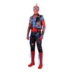 Spider-Punk Spider-man Cosplay Costumes Hobart Brown Suits