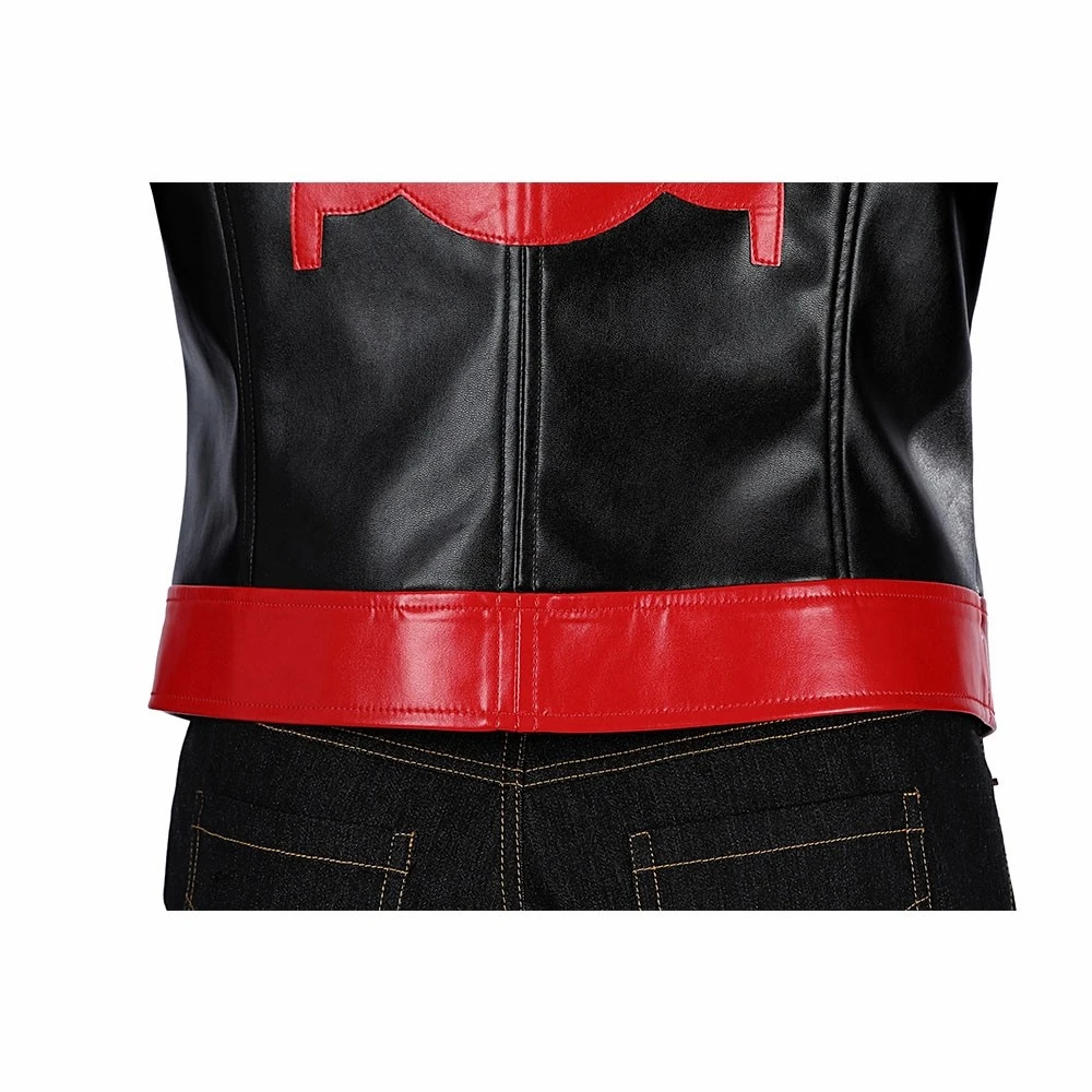 Marvel's Spider-Man 2 Last Stand Cosplay Costume Red Leather Jacket 17 Marvel's Spider-Man 2 Last Stand Cosplay Costume Red Leather Jacket - Image 15