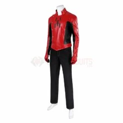 Marvel's Spider-Man 2 Last Stand Cosplay Costume Red Leather Jacket 26 Marvel's Spider-Man 2 Last Stand Cosplay Costume Red Leather Jacket -One Hero Suits Store 5475 3