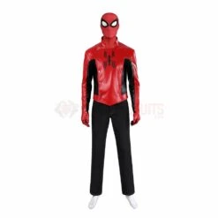 Marvel's Spider-Man 2 Last Stand Cosplay Costume Red Leather Jacket
