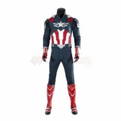 Captain America Brave New World Cosplay Costume Sam Wilson Halloween Suit