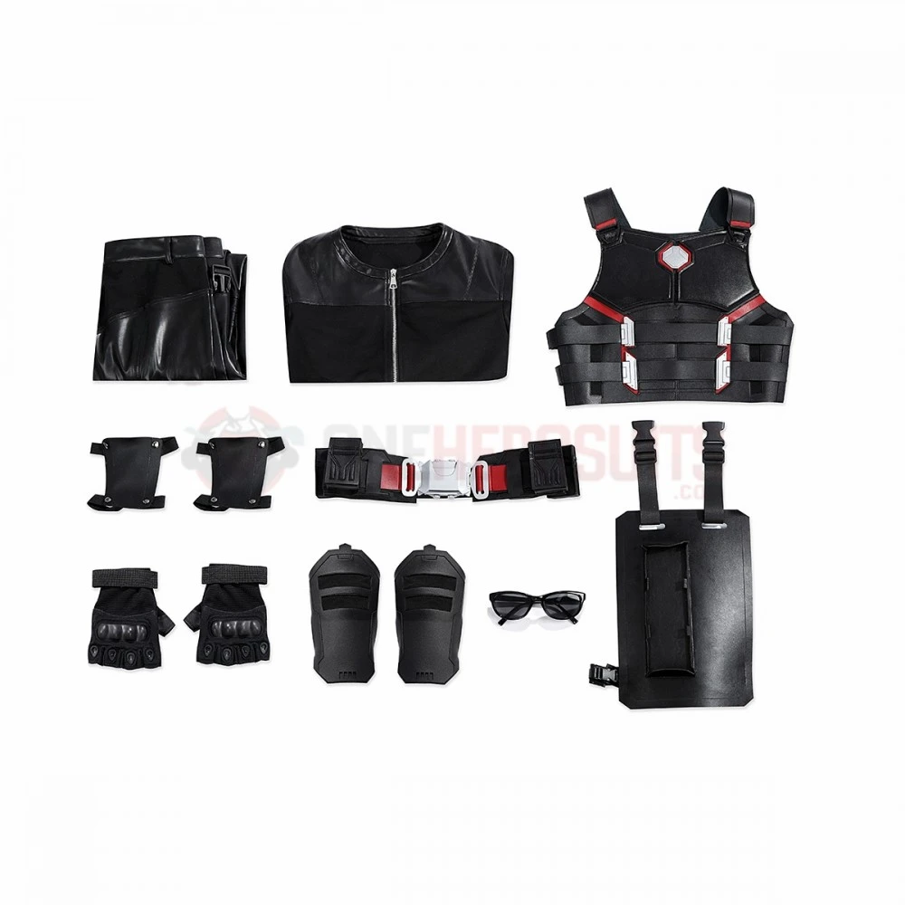 Deadpool & Wolverine Cosplay Costume Blade Black Leather Suit 3 Deadpool & Wolverine Cosplay Costume Blade Black Leather Suit