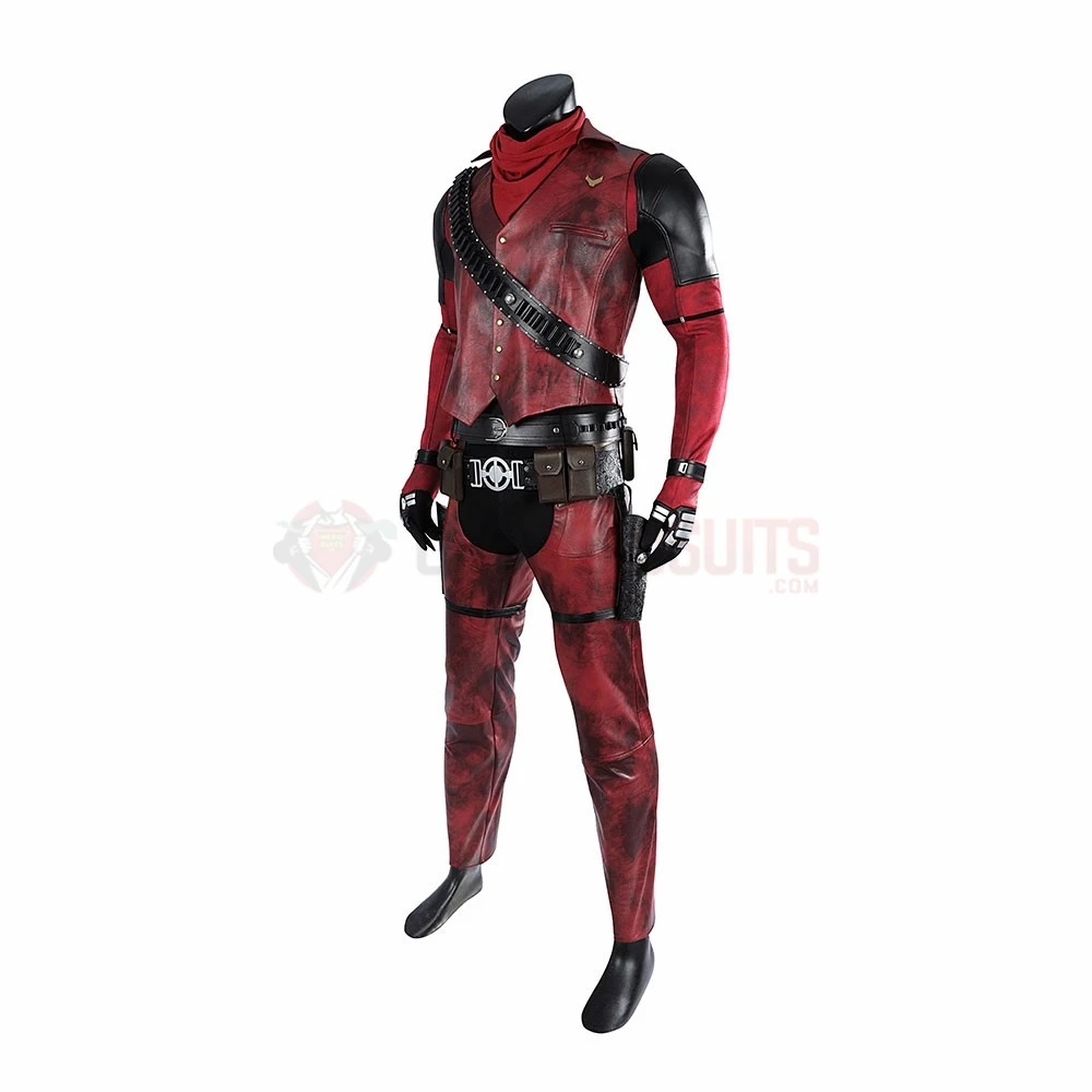 Deadpool 3 Cowboypool Cosplay Costume Leather Cosplay Suit 5 Deadpool 3 Cowboypool Cosplay Costume Leather Cosplay Suit - Image 3