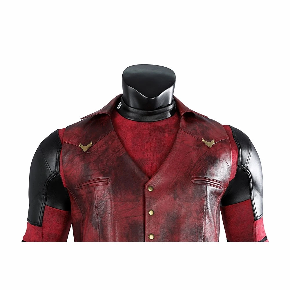 Deadpool 3 Cowboypool Cosplay Costume Leather Cosplay Suit 16 Deadpool 3 Cowboypool Cosplay Costume Leather Cosplay Suit - Image 14