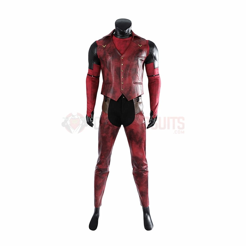 Deadpool 3 Cowboypool Cosplay Costume Leather Cosplay Suit 10 Deadpool 3 Cowboypool Cosplay Costume Leather Cosplay Suit - Image 8