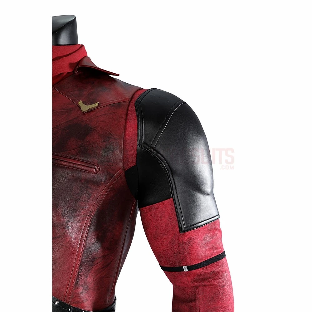 Deadpool 3 Cowboypool Cosplay Costume Leather Cosplay Suit 13 Deadpool 3 Cowboypool Cosplay Costume Leather Cosplay Suit - Image 11