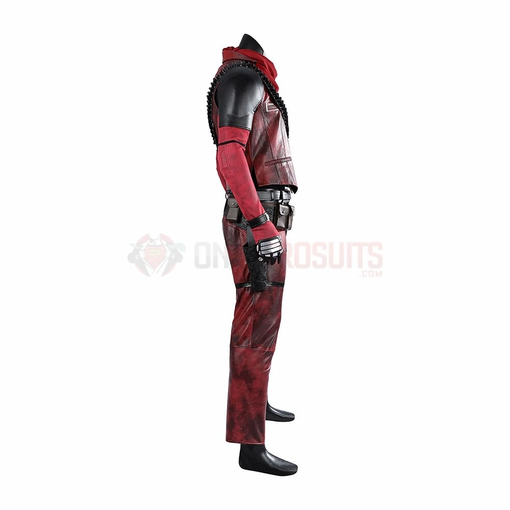 Deadpool 3 Cowboypool Cosplay Costume Leather Cosplay Suit 11 Deadpool 3 Cowboypool Cosplay Costume Leather Cosplay Suit - Image 9