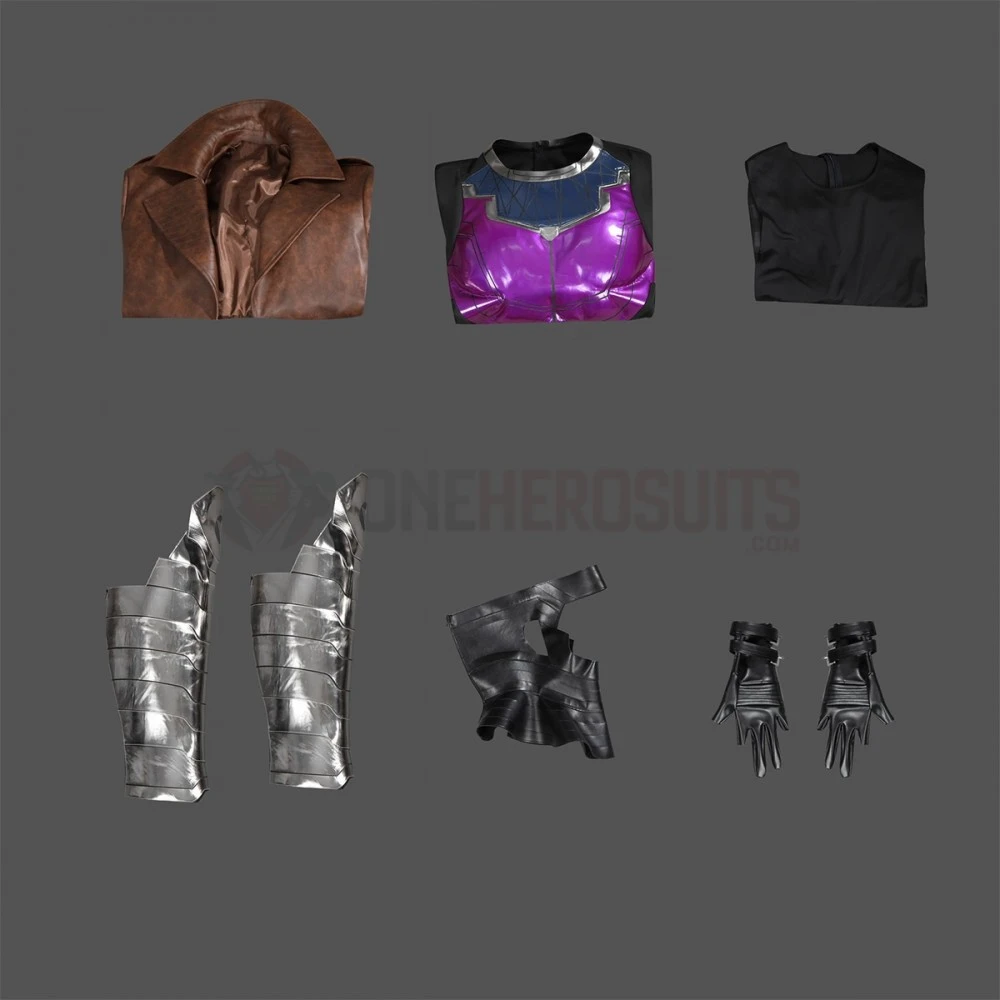 Deadpool & Wolverine Cosplay Costume Gambit Suit 3 Deadpool & Wolverine Cosplay Costume Gambit Suit