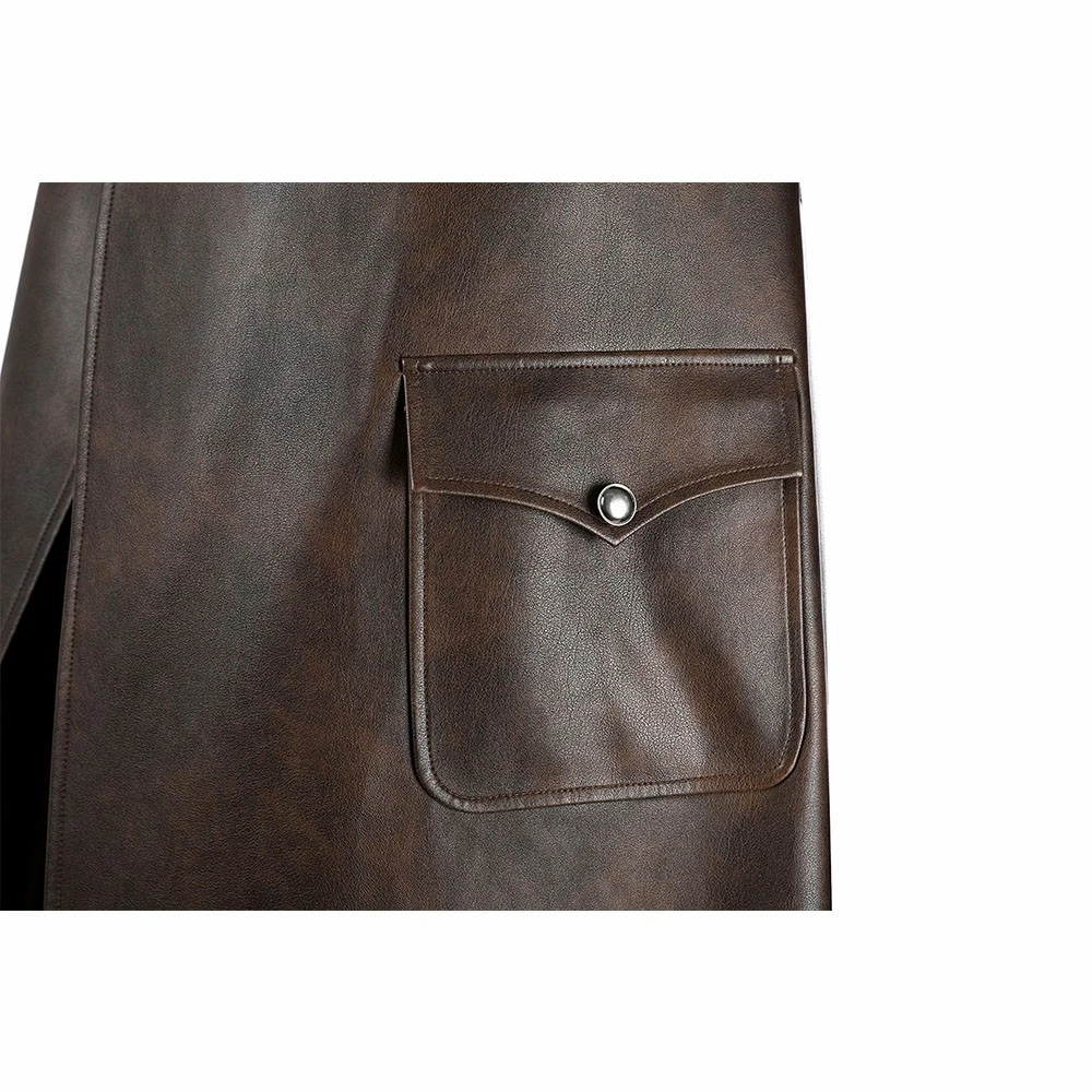 Spiderman Noir Cosplay Costume Spider-Noir Brown Suit 17 Spiderman Noir Cosplay Costume Spider-Noir Brown Suit - Image 15