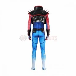 Marvel Rivals Spider-Man Cosplay Costume Spider-Punk 2099 Suit -One Hero Suits Store 564423