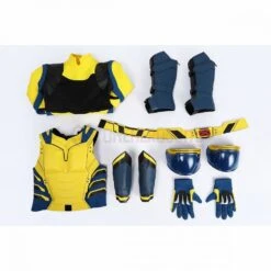 Kids Wolverine Cosplay Costumes Leather Edition Halloween Suits