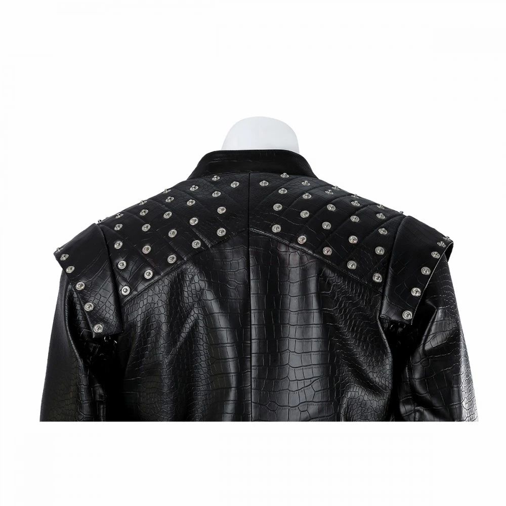 The Witcher Season 5 Cosplay Costume Geralt Black Suit 11 The Witcher Season 5 Cosplay Costume Geralt Black Suit - Image 9