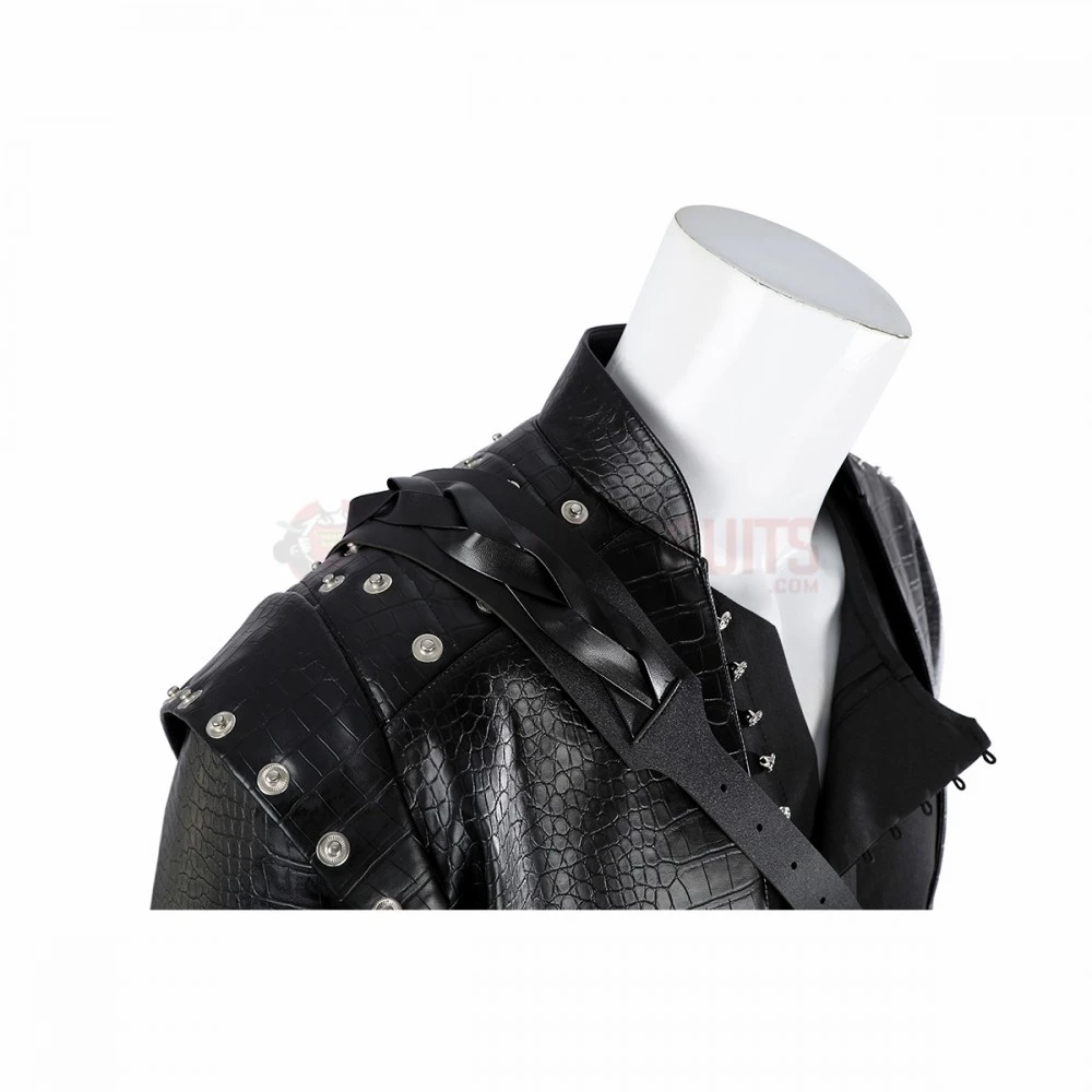 The Witcher Season 5 Cosplay Costume Geralt Black Suit 18 The Witcher Season 5 Cosplay Costume Geralt Black Suit - Image 16